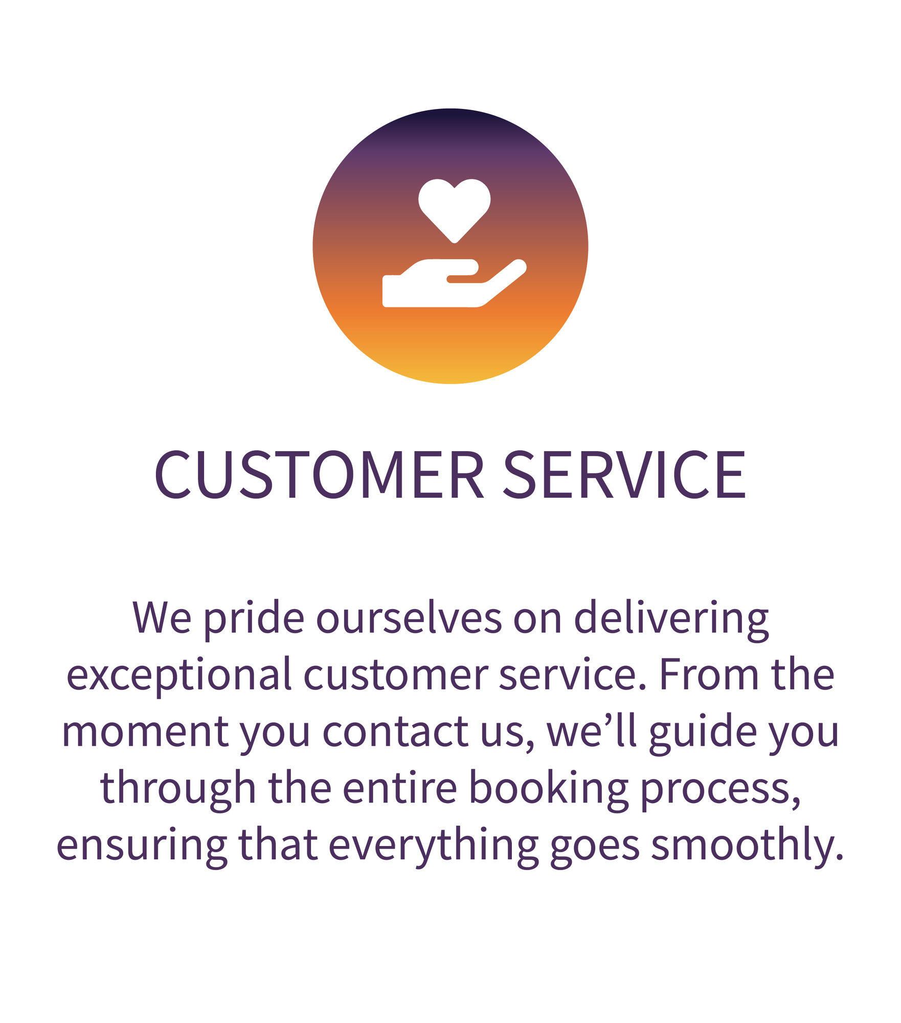 We pride ourselves on delivering exceptional customer service. From the moment you contact us, we'll…